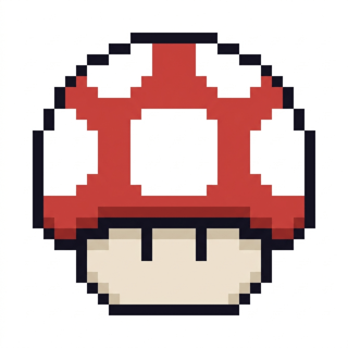 Pixel art: Mushroom