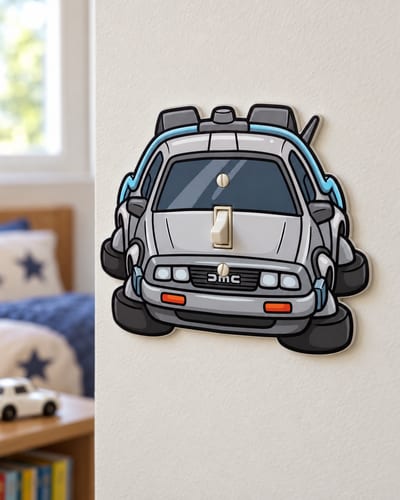 Time Machine Light Switch Cover