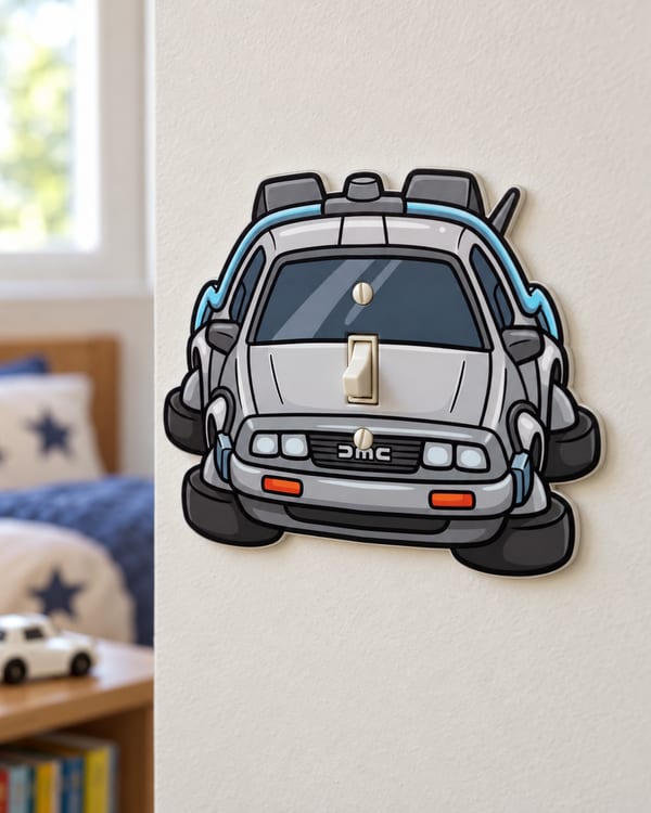 Time Machine Light Switch Cover