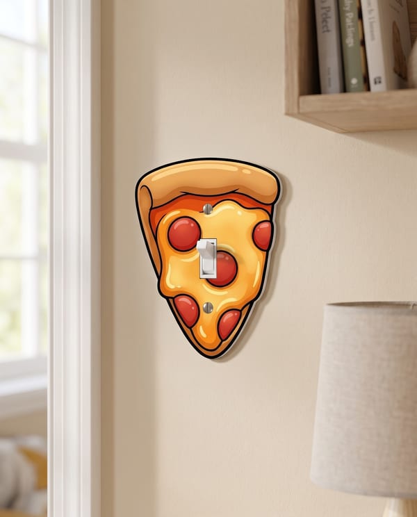 Pizza Light Switch Cover