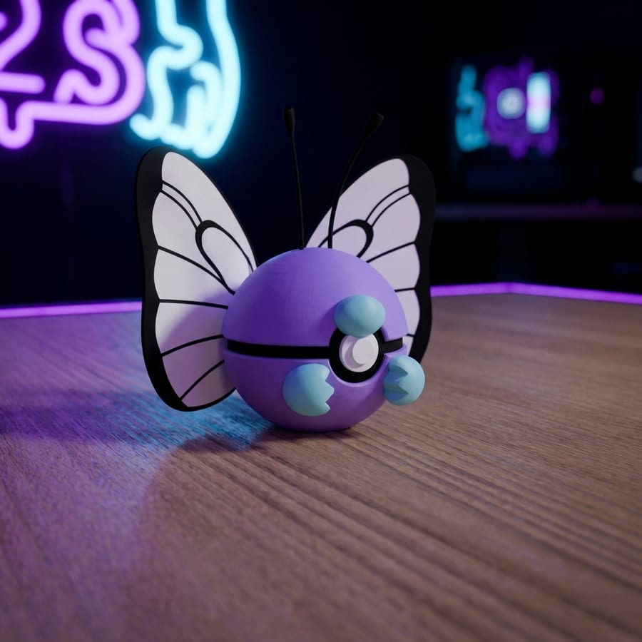 Butterfree Character Ball