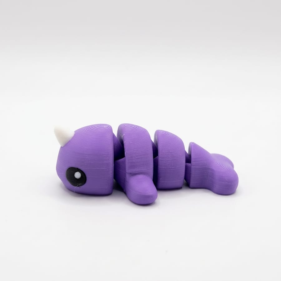 Narwhal Flexi Mini 3D Printed Articulated Fidget Toy - Collectible Desk Toy Gift — photo 5