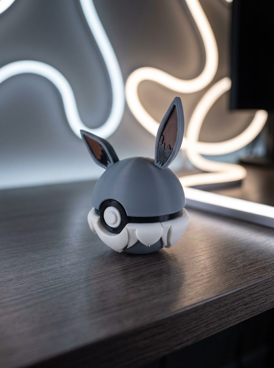 Shiny Eevee Character Ball