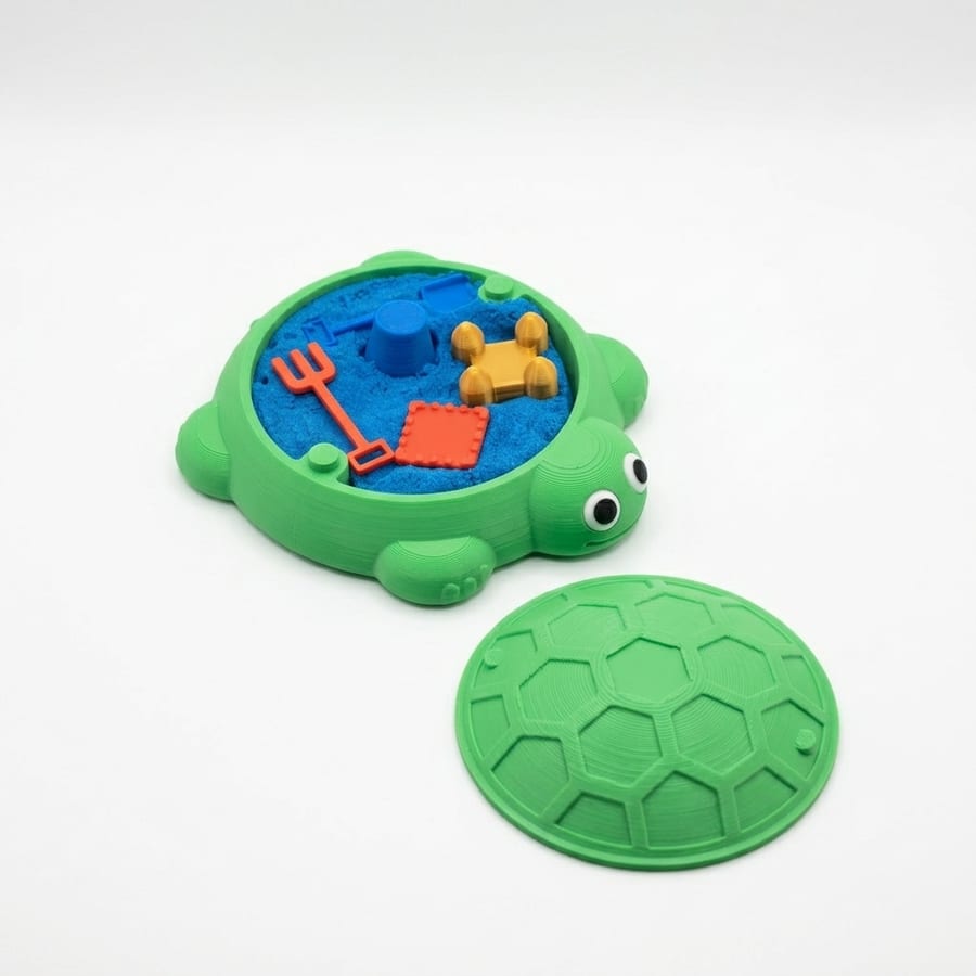 Mini Turtle Sandbox with Tools