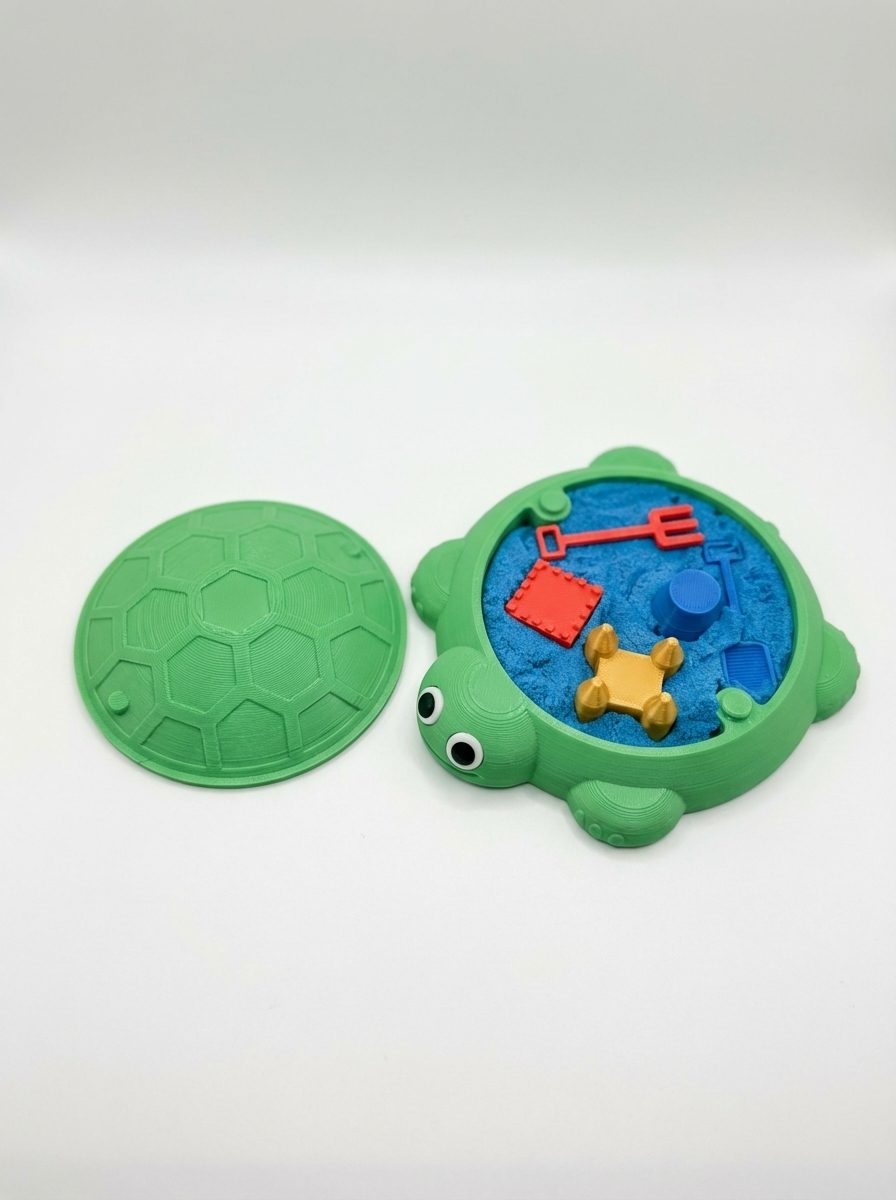 Mini Turtle Sandbox with Tools — photo 4