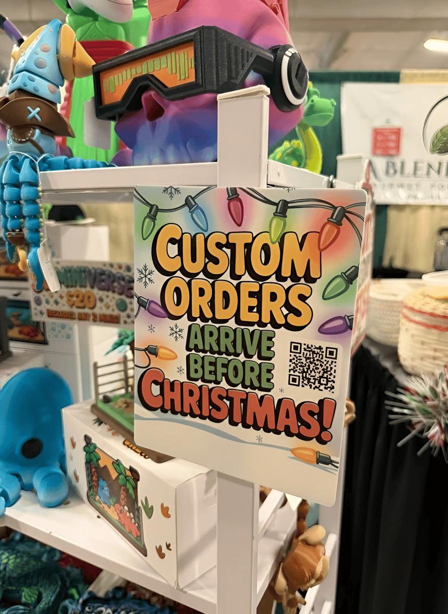 Craft Vendor Display Signage — photo 3