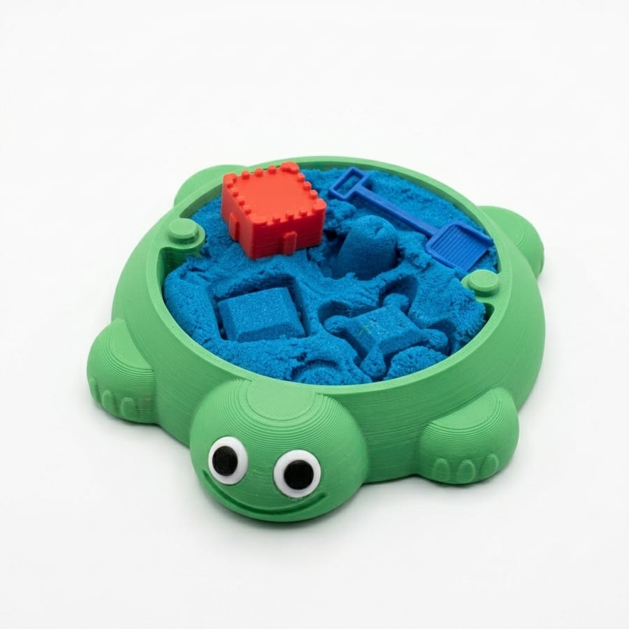Mini Turtle Sandbox with Tools — photo 2