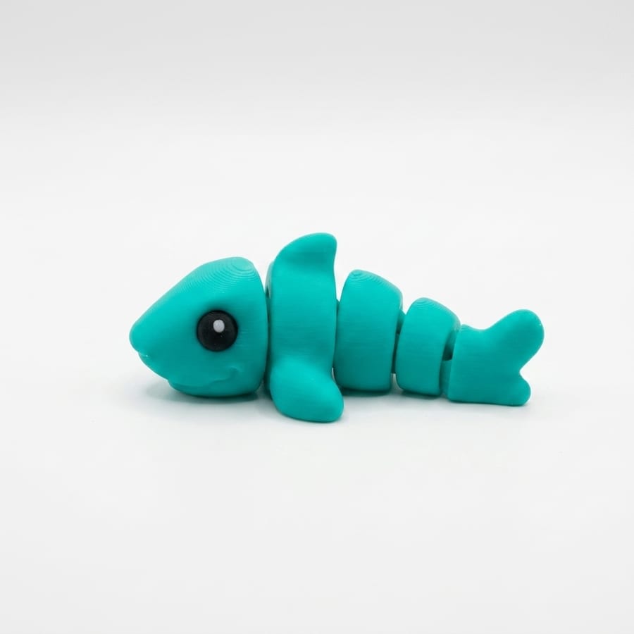 Shark Flexi Mini 3D Printed Articulated Fidget Toy - Desktop Collectible Stress Relief Toy — photo 5