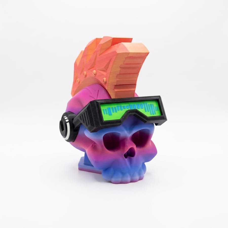 Cyber Skull Headset Holder — photo 2