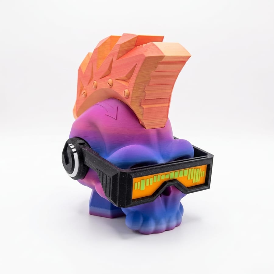 Cyber Skull Headset Holder — photo 3