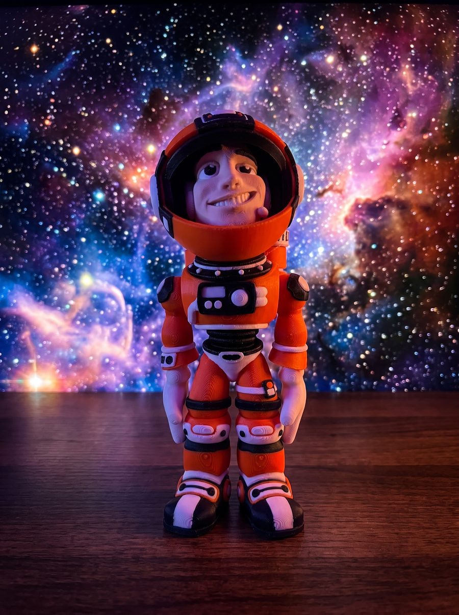 Flexi Astronaut with Working Visor
