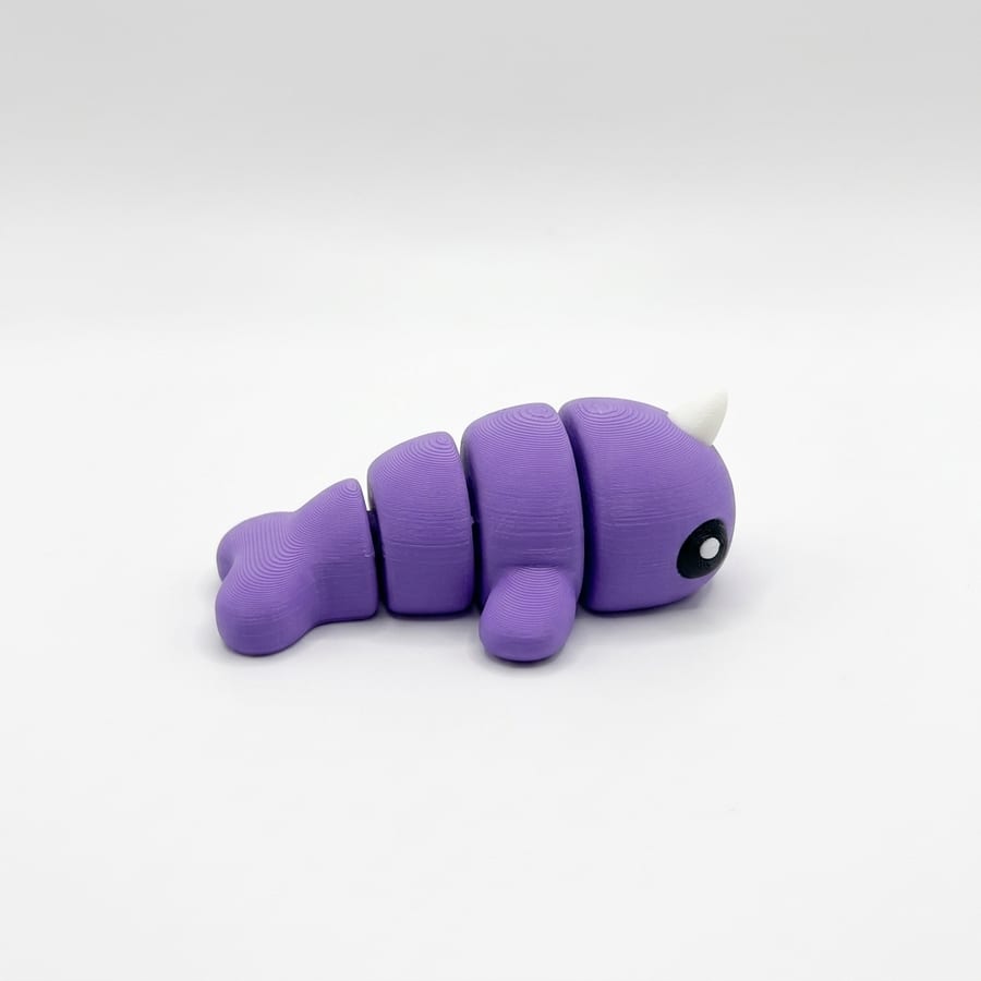 Narwhal Flexi Mini 3D Printed Articulated Fidget Toy - Collectible Desk Toy Gift — photo 4