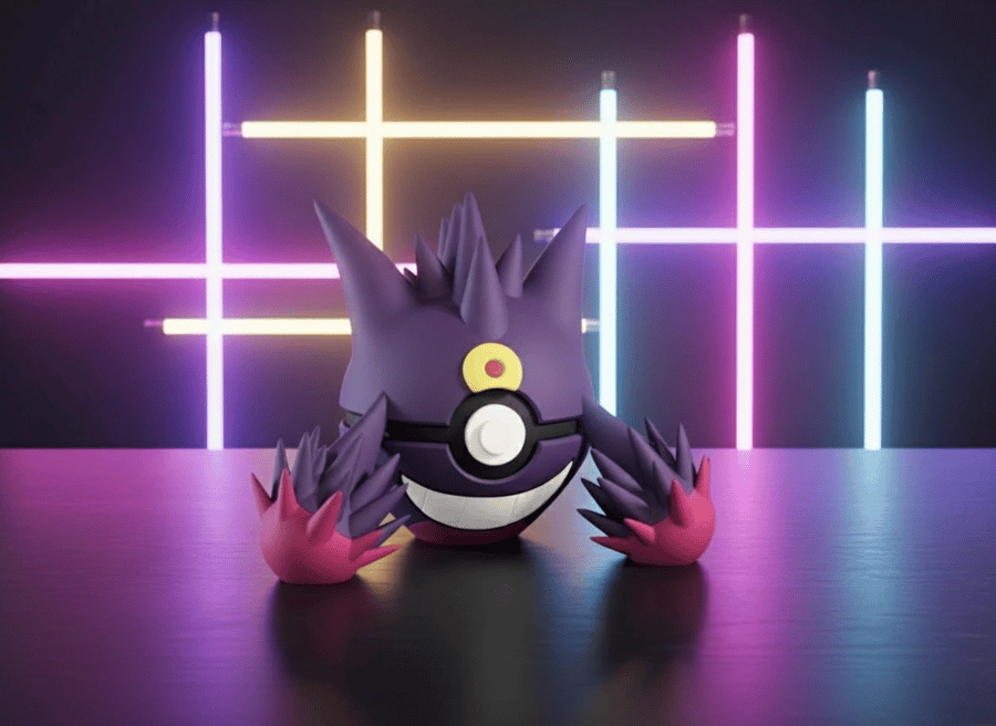 Mega Gengar Character Ball