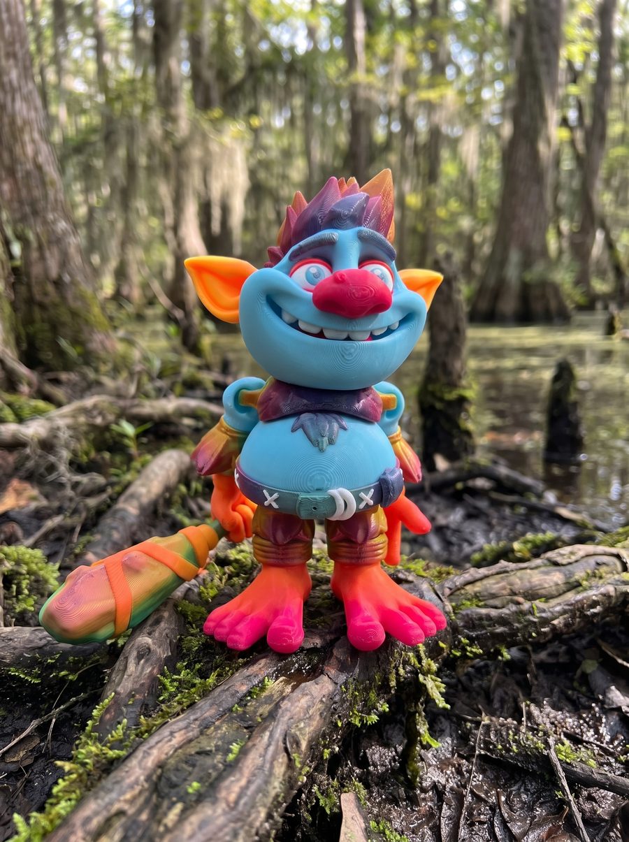 Flexi Troll with Club