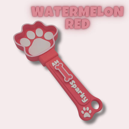 Personalized Dog Food Scoop with Feeding Reminder | Magnetic | Custom Pet Measuring Cup | Kibble Portion Control Spoon for Dry Dog Food