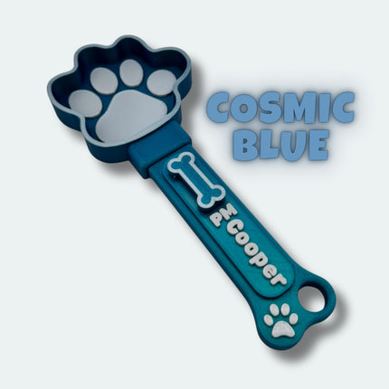Personalized Dog Food Scoop with Feeding Reminder | Magnetic | Custom Pet Measuring Cup | Kibble Portion Control Spoon for Dry Dog Food